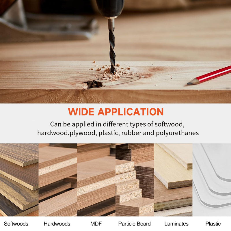 High Quality Double Flute Roll Forged Drill Bit Wood Working Brad Point Strict Standard Compliance