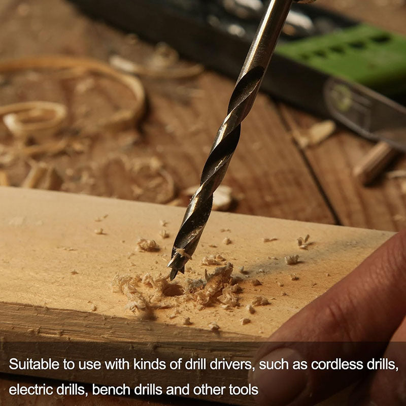 High Quality Double Flute Roll Forged Drill Bit Wood Working Brad Point Strict Standard Compliance