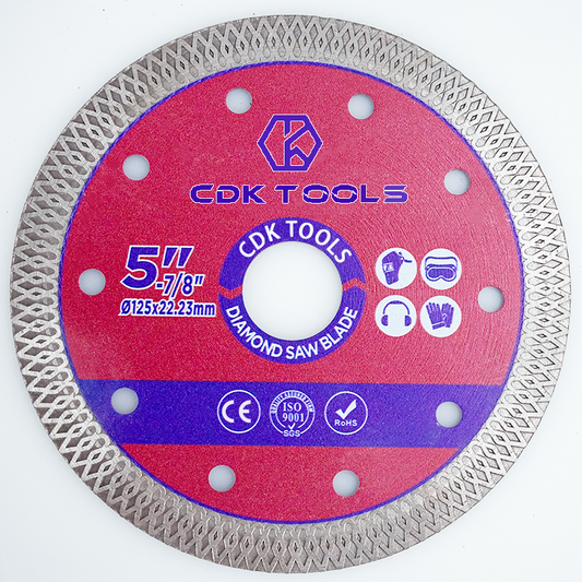 OEM High-End 105mm Circular Ultra-Thin Stone Turbine Diamond Cutting Saw Blade for Marble & Brick