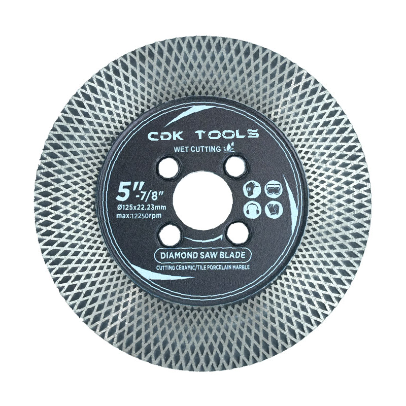 High Quality 105mm Diameter Double-Sided Diamond Saw Blade for Marble Ceramic Tiles with Flanges for Cutting and Grinding